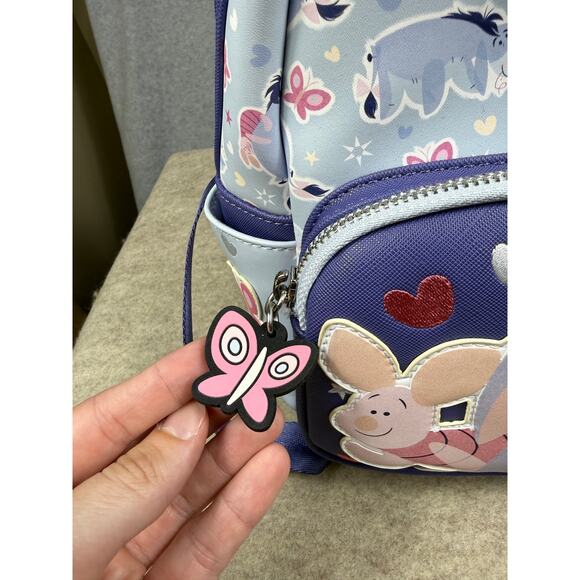 Loungefly Disney Winnie the Pooh Eeyore and Piglet Butterfly Mini Backpack main image 7
